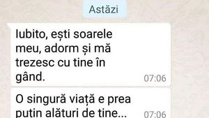 BANC | "Iubito, ești soarele meu, adorm și mă trezesc cu tine în gând"