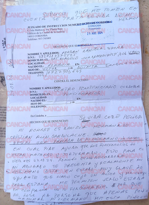 Dezvăluiri terifiante făcute de sora interlopului Săndulache, găsit mort în penitenciarul din Cordoba: ”Ei l-au otrăvit! Știți cum mi-am găsit fratele?”