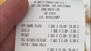 Notă de plată fabuloasă pe Transfăgărășan. Cât a plătit un turist pentru produsele consumate: „Să mai mănânci în România..”