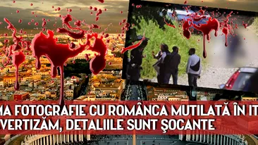 Prima FOTOGRAFIE cu romanca mutilata in Italia. Va avertizam, detaliile sunt SOCANTE