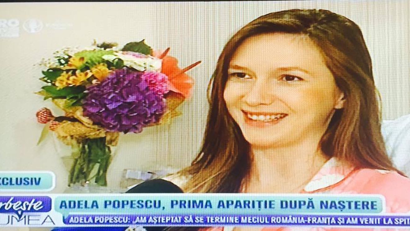 Primele imagini cu ADELA POPESCU după ce a născut. Vedeta este în culmea fericirii
