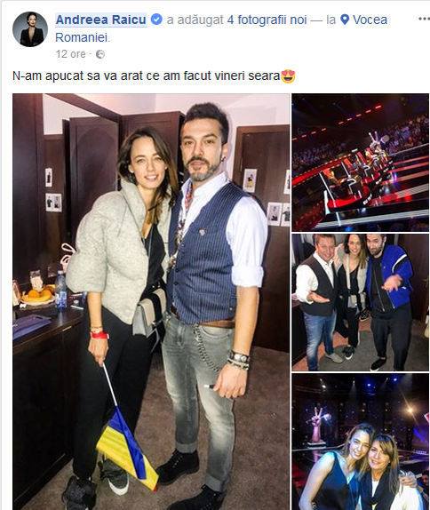 Andreea Raicu şi Tudor Chirilă, faţă în faţă la aproape 10 de la despărţire! Bruneta a venit în culisele de la ”Vocea” şi…
