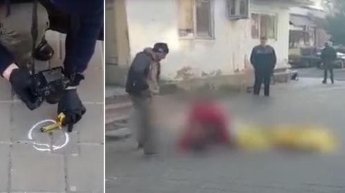 Crimă șocantă în Mehedinți! Un bărbat și-a împușcat fosta soție în cap, în fața magazinului unde ea lucra