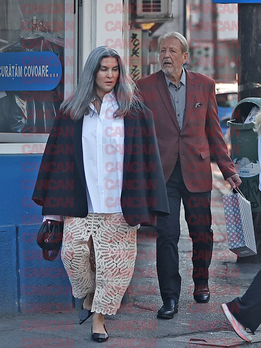 Văduva lui Sergiu Nicolaescu și medicul Dan Voinescu surprinși de CANCAN.RO pe străzile Capitalei