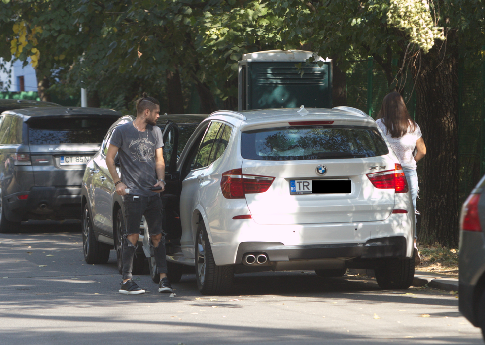 Mațaev a coborât super relaxat din mașina Alexandrei