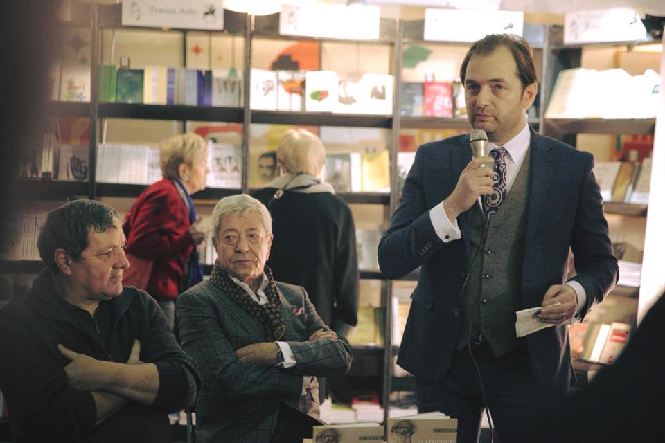 Adrian Artene, la lansarea volumului său inedit de poezii