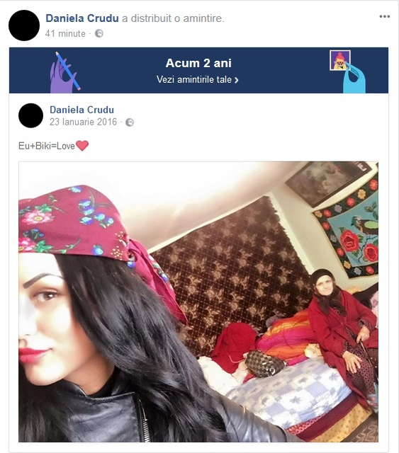 Daniela Crudu, gest emoţionant în perioada doliului. Vedeta, poză cu bunica mortă: „Somn lin să aibă…”