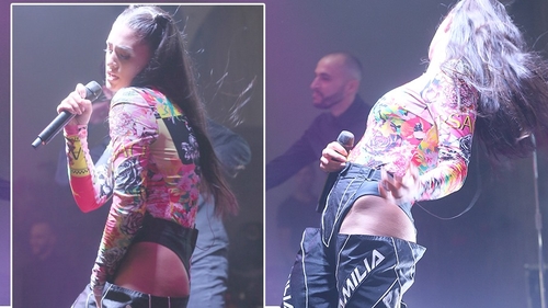 Antonia a comis gafa +18 a anului! A apărut pe scenă cu "intimitățile" la vedere