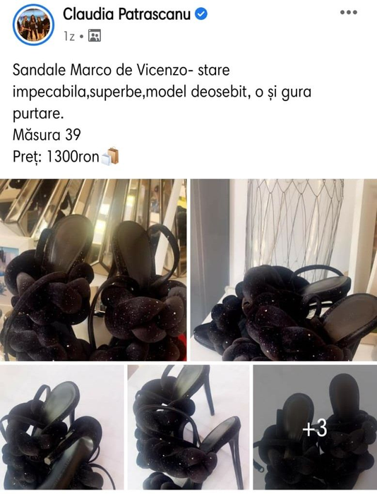 Claudia Pătrășcanu, probleme grave cu banii? Artista a ajuns să-și vândă pantofii și gențile pe internet