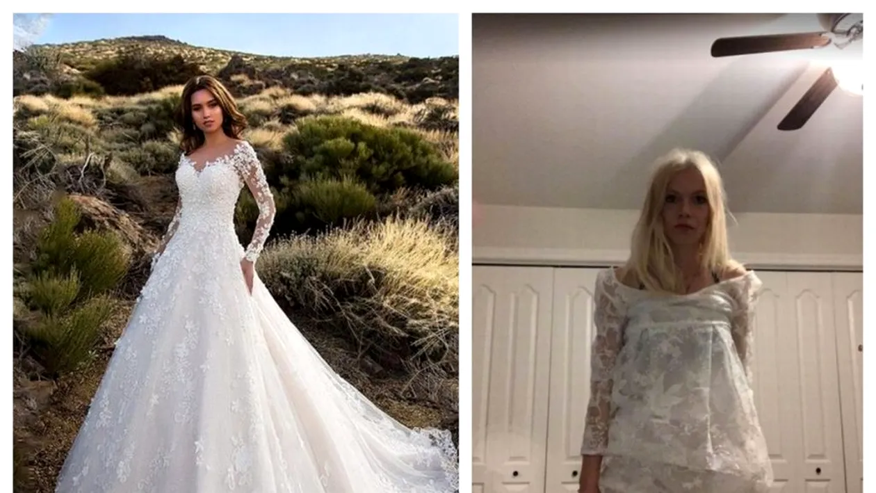 Ce a pățit o tânără de 23 de ani, după ce a comandat o rochie de mireasă de pe internet. Când a deschis coletul, să leșine