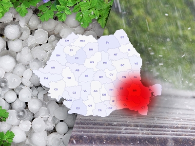 Prognoza meteo azi, 3 septembrie 2026. Sudul și estul o încasează de la vreme! Furtuni, grindină și peste 30 l/mp în numai câteva ore