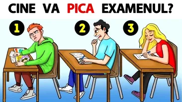 Test de inteligență | Care dintre acești 3 studenți va pica examenul?