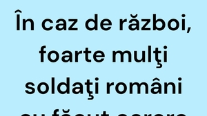 BANCUL ZILEI | În caz de război