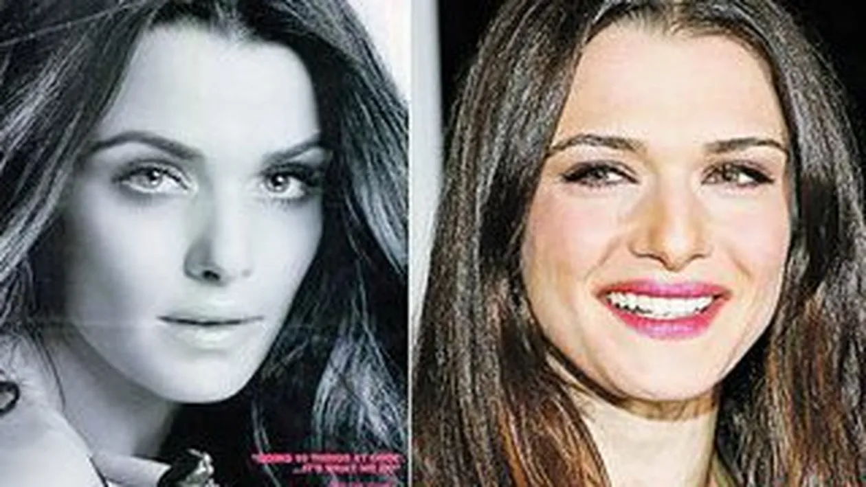 Rachel Weisz, prea photoshopata