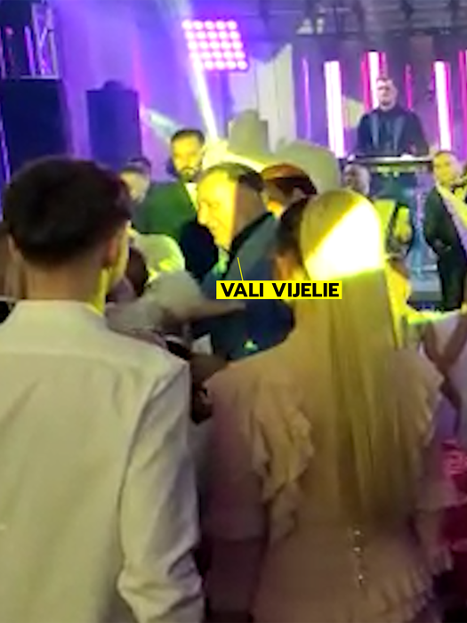 Vali Vijelie a venit la petrecere alături de soție