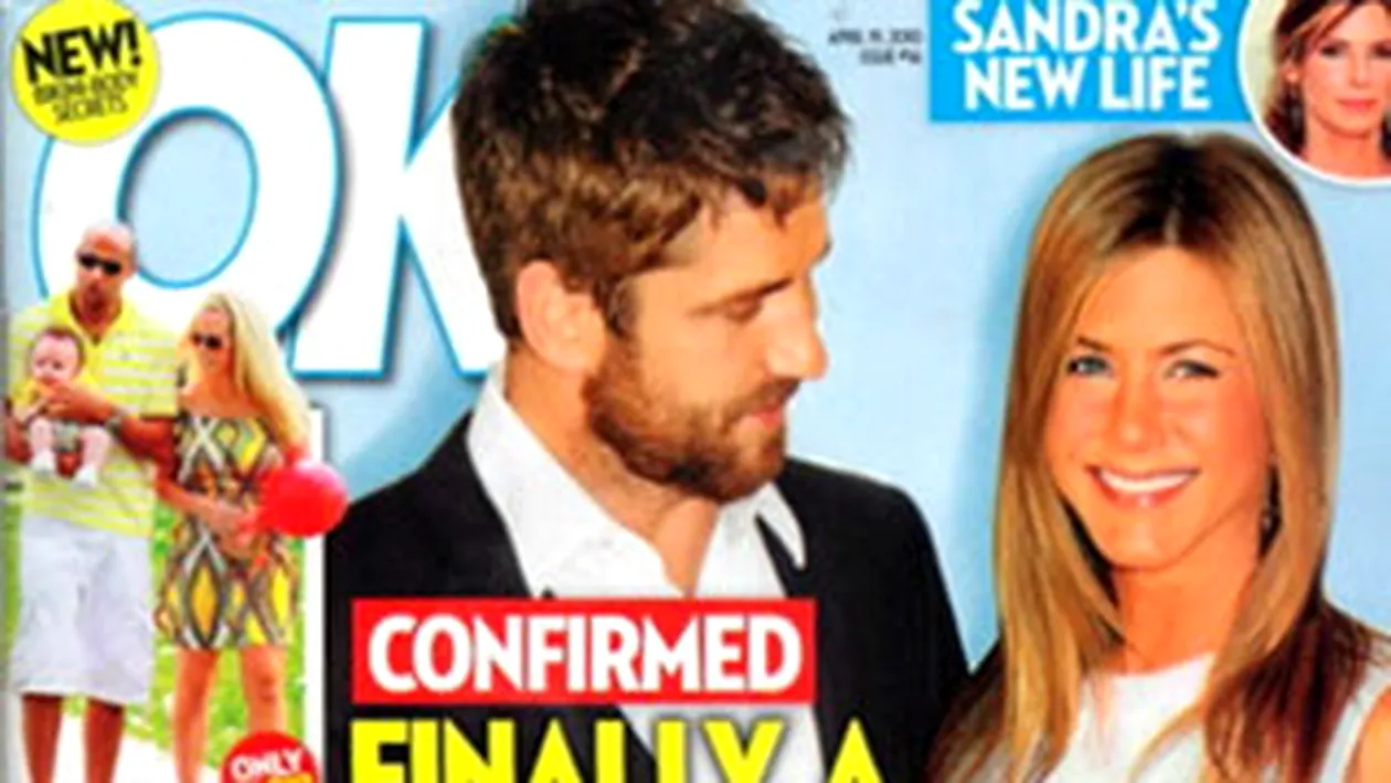 Jennifer Aniston vrea un copil cu Gerard Butler