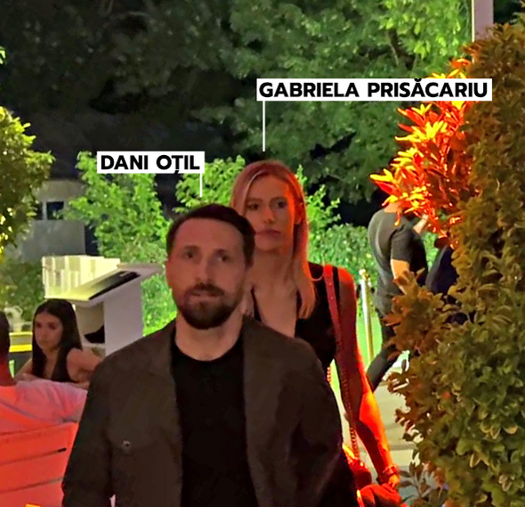 Dani Oțil și Gabriela Prisăcariu ajung la LOFT București (Foto: CANCAN.RO)