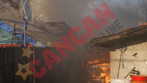 Incendiu devastator in Colonia Petrosaniului