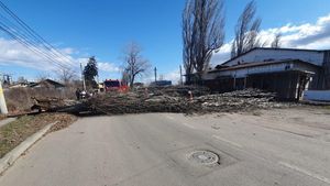 Bilanțul ultimei ore de cod roșu și galben de vânt în Argeș, Prahova, Giurgiu și Dâmbovița. Acoperișuri smulse, arbori scoși din rădăcini, TIR răsturnat - VIDEO
