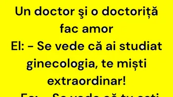 BANC | Un doctor și o doctoriță fac amor