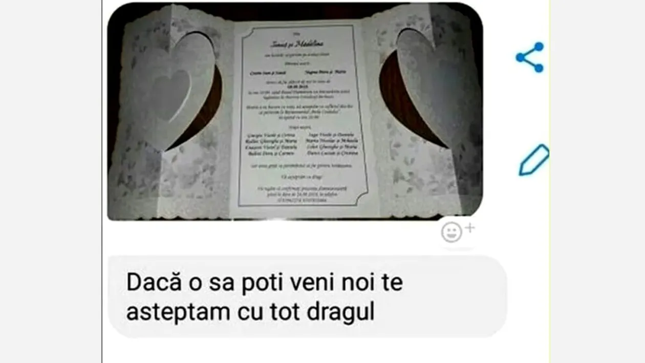 BANCUL ZILEI | Cum se refuză o invitație la nuntă pe Facebook