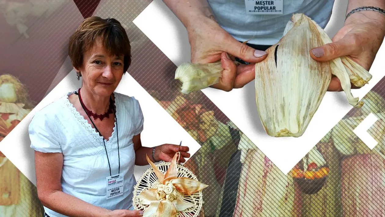 Ea este ”mama” păpușilor din foi de porumb!