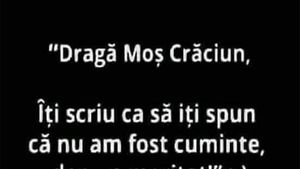 BANCUL ZILEI | Scrisoare către Moș Crăciun