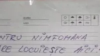 Românca avea o viaţă amoroasă extrem de zgomotoasă, se auzea prin toţi pereţii. Disperaţi, vecinii i-au lipit un mesaj incredibil pe uşă!