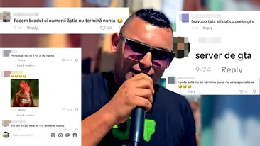 Cele mai virale reacții despre ”nunta de 40 de zile”, care a înnebunit internetul: ”Până se termină nunta asta, o fac și eu pe a mea”