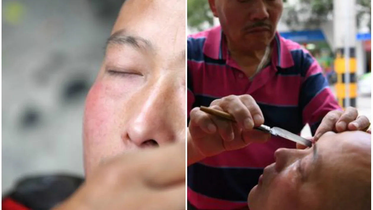 A mers la bărbier şi i-a cerut acestuia să îi radă OCHII! Explicaţia bărbatului e una absolut şocantă, iar imaginile au devenit rapid virale
