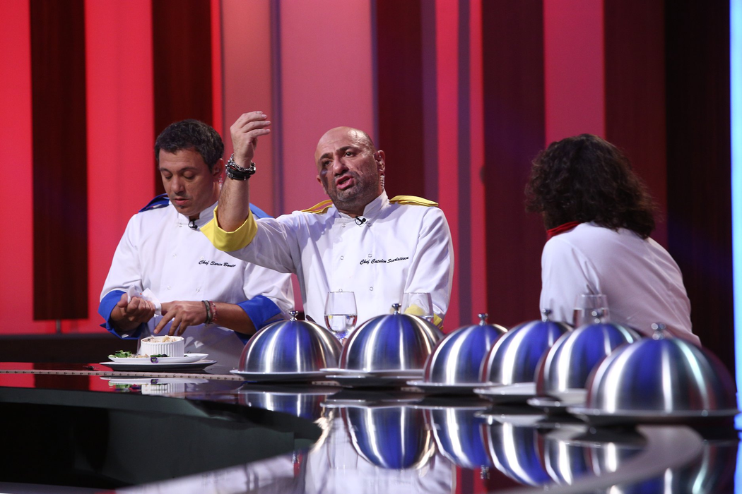 Momente tensionate la Antena 1! Urlete şi îmbrânceli între Dumitrescu şi Scărlătescu la “Chefi la cuţite”