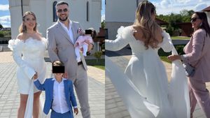 IREAL! Câte mii de lei a costat rochia albă a Danielei Iliescu de la botezul fiicei sale, Miray