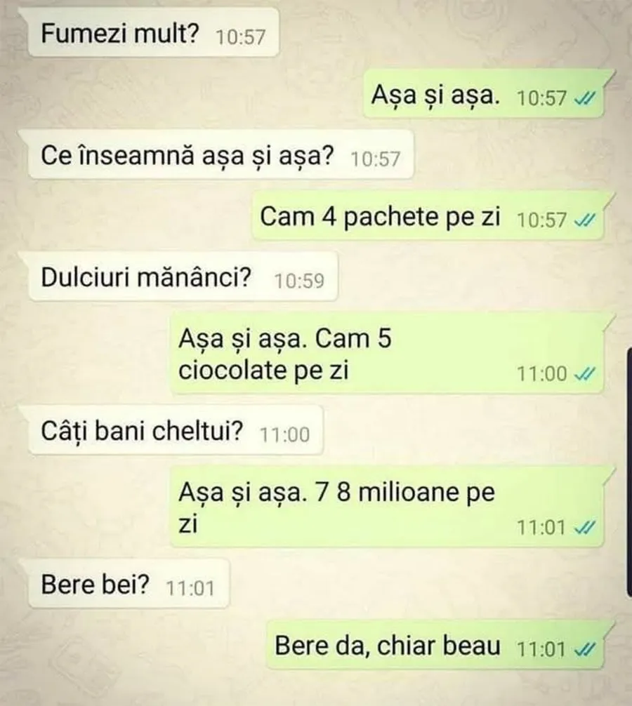 Bancul începutului de săptămână | 