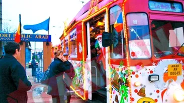 Bataie pe tramvaiul lui Mos Craciun