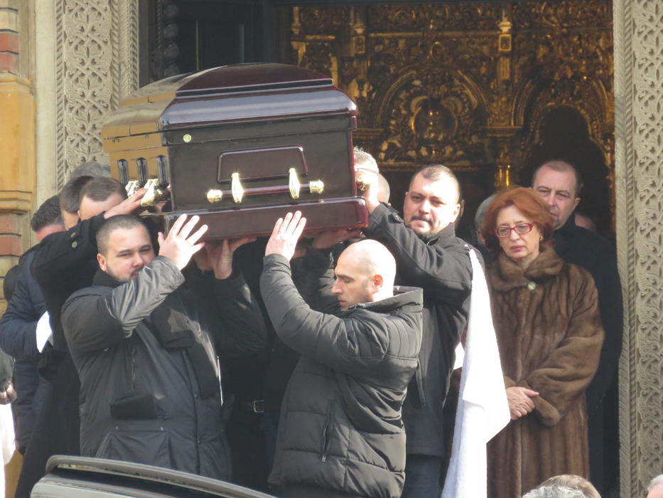 La înmormântare au participat sute de persoane