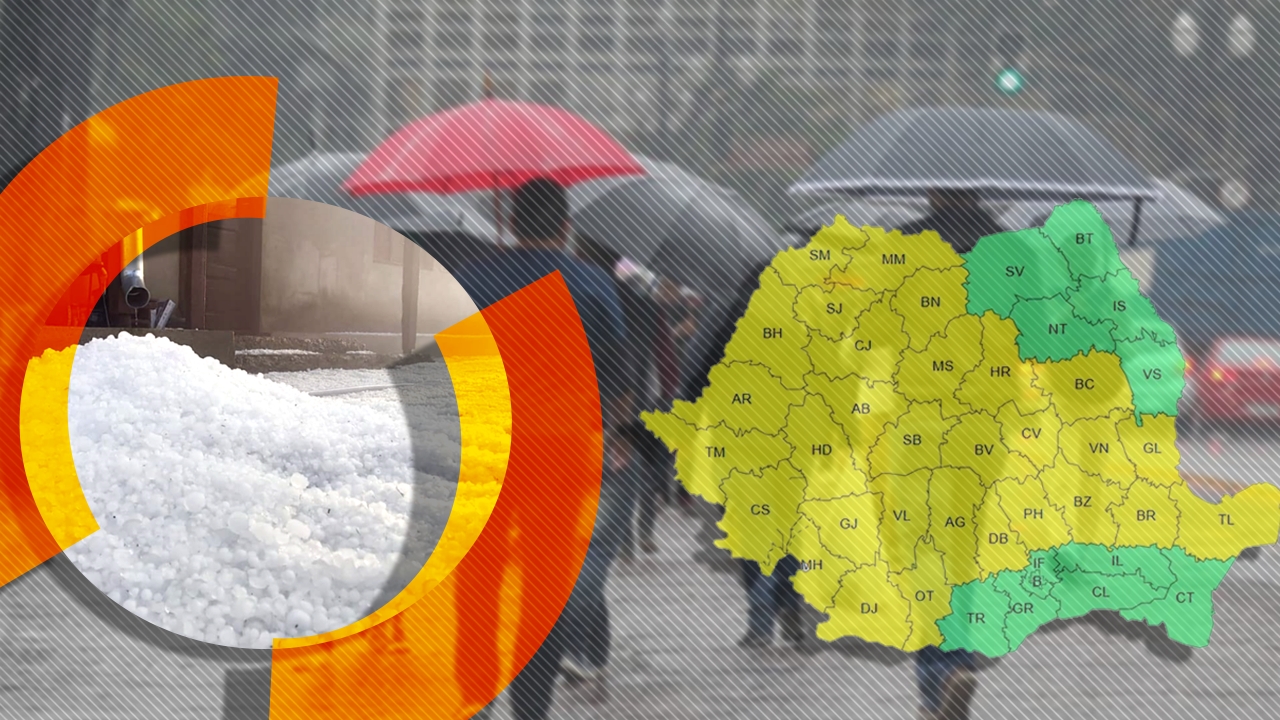 Prognoza meteo azi, 24 iulie 2026. Vreme de toamnă la final de iulie. ANM anunță ploi torențiale, grindină și temperaturi neobișnuit de scăzute