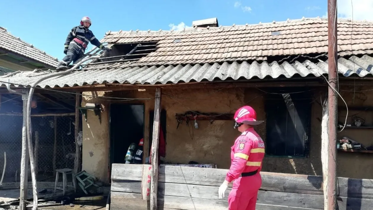 Explozie într-o casă din Teleorman. O femeie a fost găsită decedată