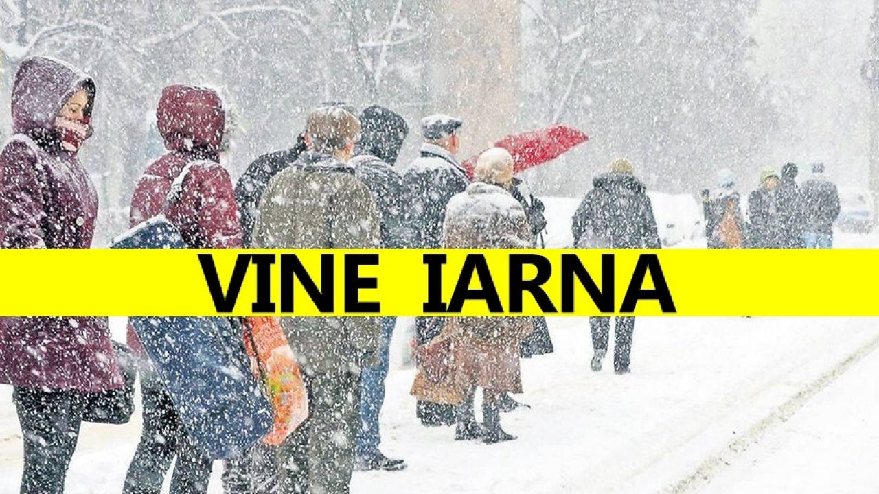 ANM: începând de luni de la ora 7.00 încep ninsorile! Zonele afectate