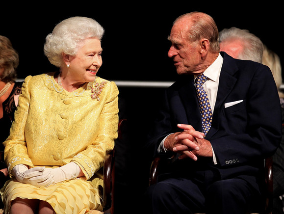 HALIFAX, NS - JUNE 29:  Queen Elizabeth II and Prince Philip, Duke of Edinburgh attend a reception for "A Celebration of Novia Scotia" at the Cunard Centre on June 29, 2010 in Halifax, Canada. The Queen and Duke of Edinburgh are on an eight day tour of Canada starting in Halifax and finishing in Toronto. The trip is to celebrate the centenary of the Canadian Navy and to mark Canada Day. On July 6th, the royal couple will make their way to New York where the Queen will address the UN and visit Ground Zero.  (Photo by Chris Jackson-Pool/Getty Images)