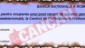 BNR cauta cofetar prin mica publicitate