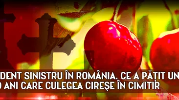 A vrut sa culeaga cirese din cimitir si a cazut pe o cruce. Copil de 9 ani, in stare critica, dupa un accident sinistru