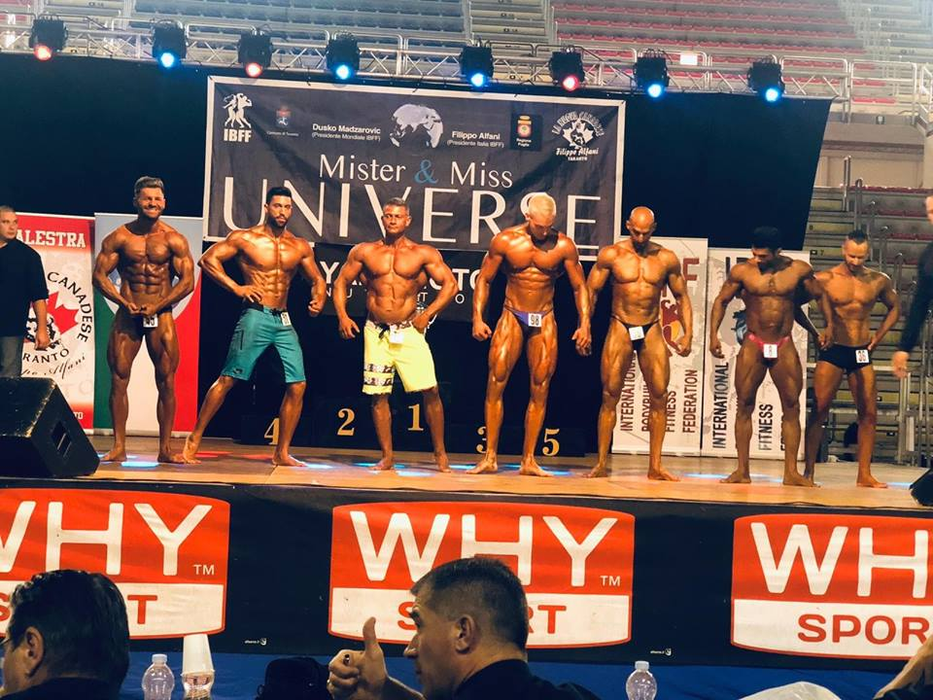 Un jandarm din Bistrița a luat locul I la Mister Universe Italia 2018! Reacția instituției după ce a aflat