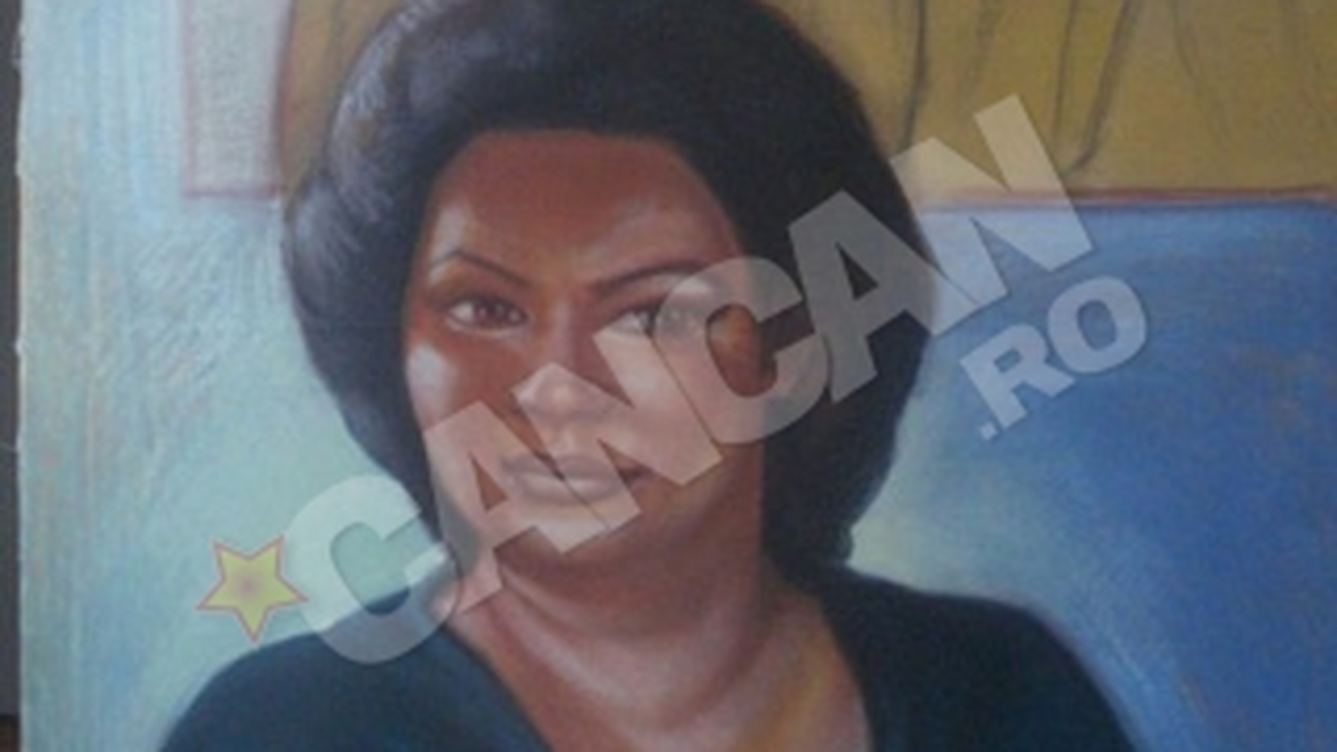 Ozana Barabancea a primit un dar neasteptat! Un pictor i-a facut portretul