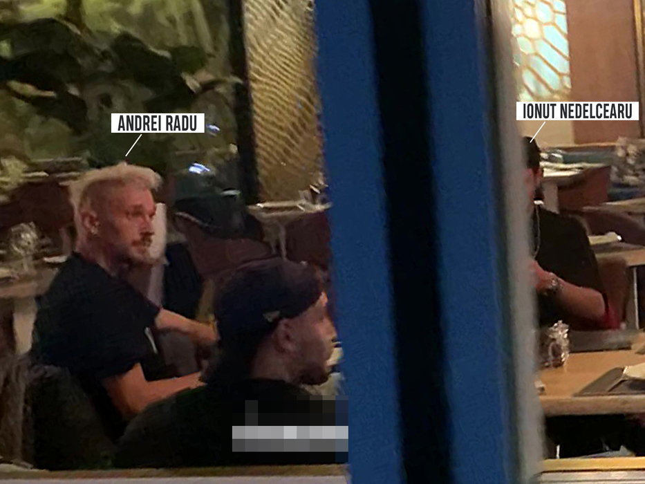 Însoțiți de un amic, Ionuț Nedelcearu și Andrei Radu au ieșit la restaurant, pentru a viziona Germania – Franța