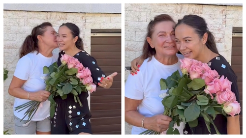 Vlăduța Lupău, surpriză emoționantă pentru mama sa. Femeia nu și-a putut stăpâni lacrimile