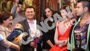 Edi Stancu si-a crestinat baiatul! Slujba a fost oficiata de trei preoti! Uite ce dulce e micutul Robert Andrei