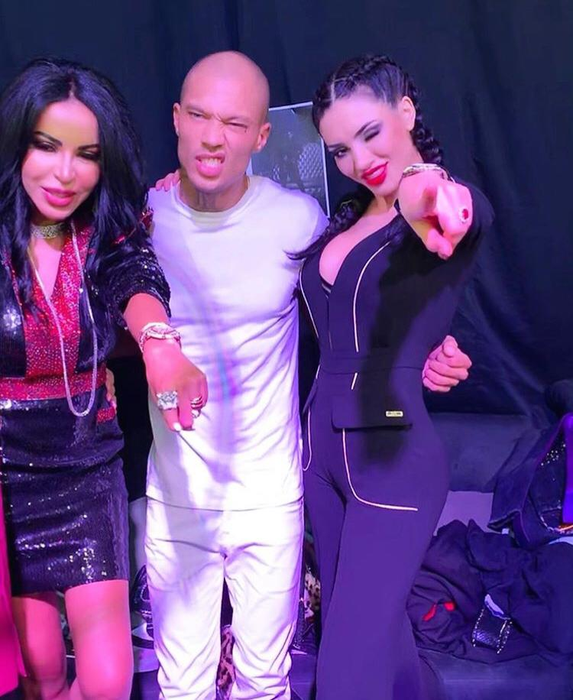 Andreea Sasu împreună cu Medy, o celebră creatoare de modă din Italia, și Jeremy Mekks
