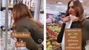 VIDEO| Gestul incredibil făcut de o femeie într-un supermarket. Internauții au fost îngroziți de ce au văzut