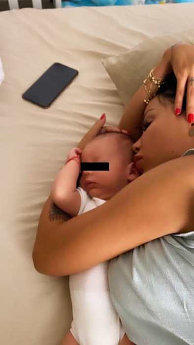 Andreea Duță, alături de fiul său, Edan