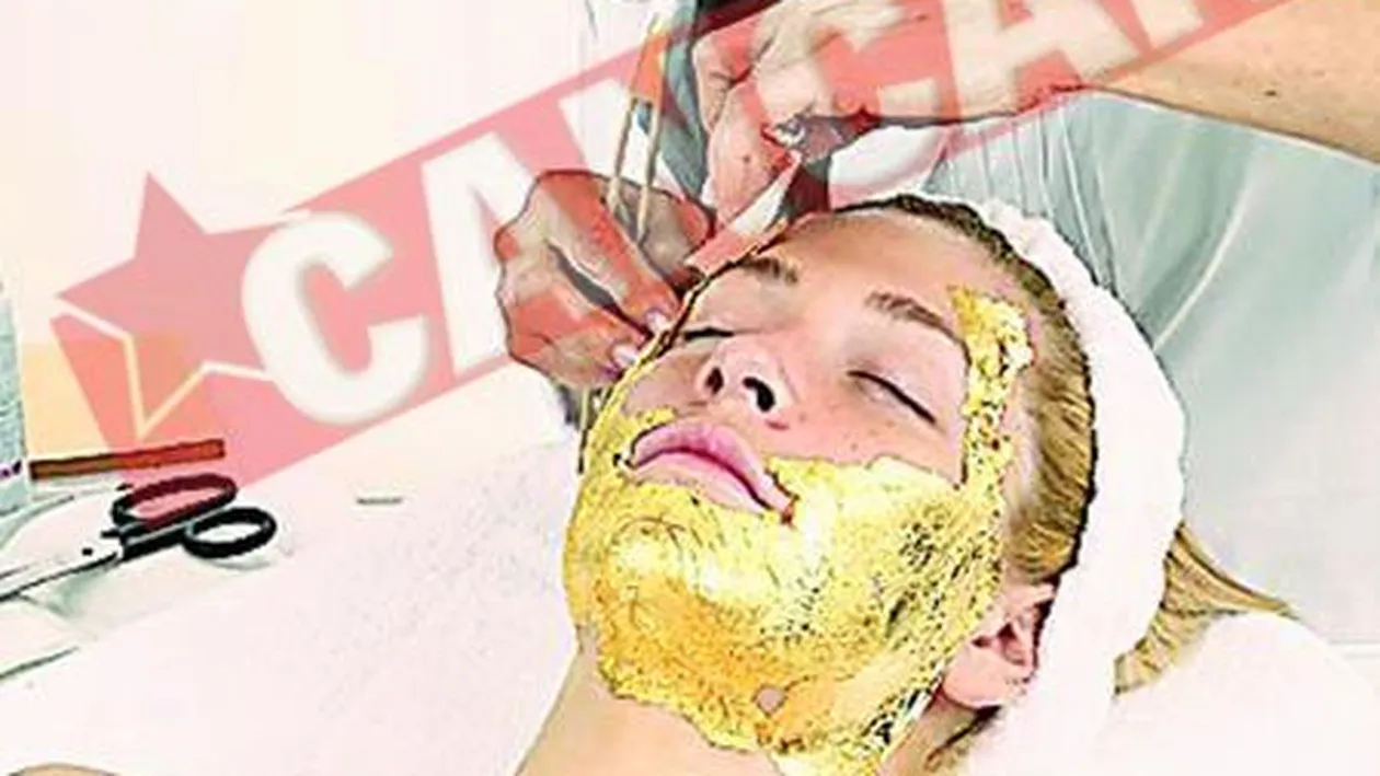 Masca antiimbatranire din aur